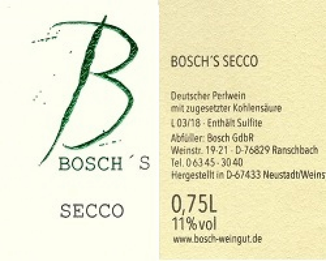 Bosch´s Secco